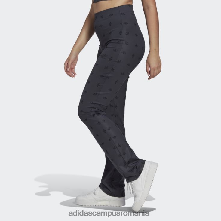 adidas campus romania pantaloni elastici cu imprimeu gri noapte femei gri de noapte J266N210733