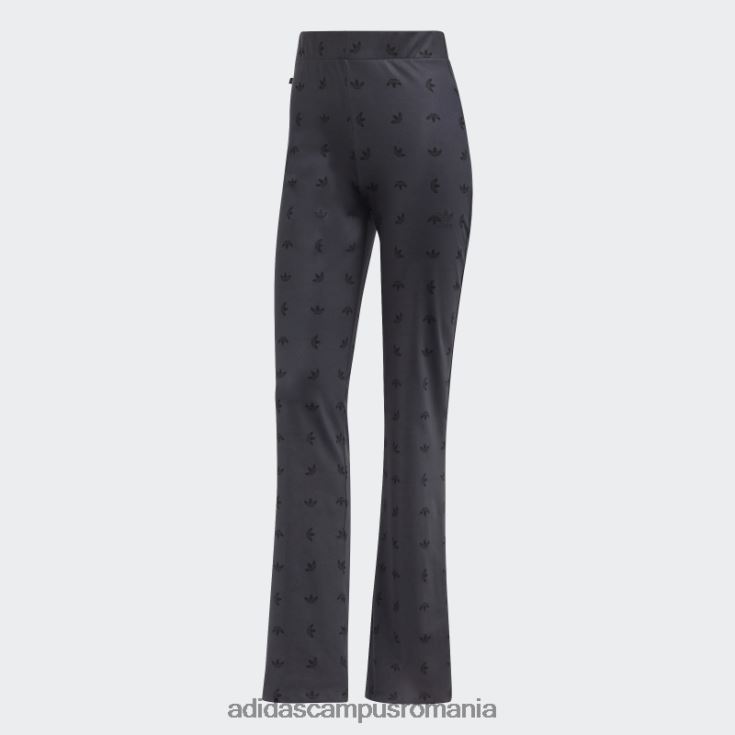 adidas campus romania pantaloni elastici cu imprimeu gri noapte femei gri de noapte J266N210733