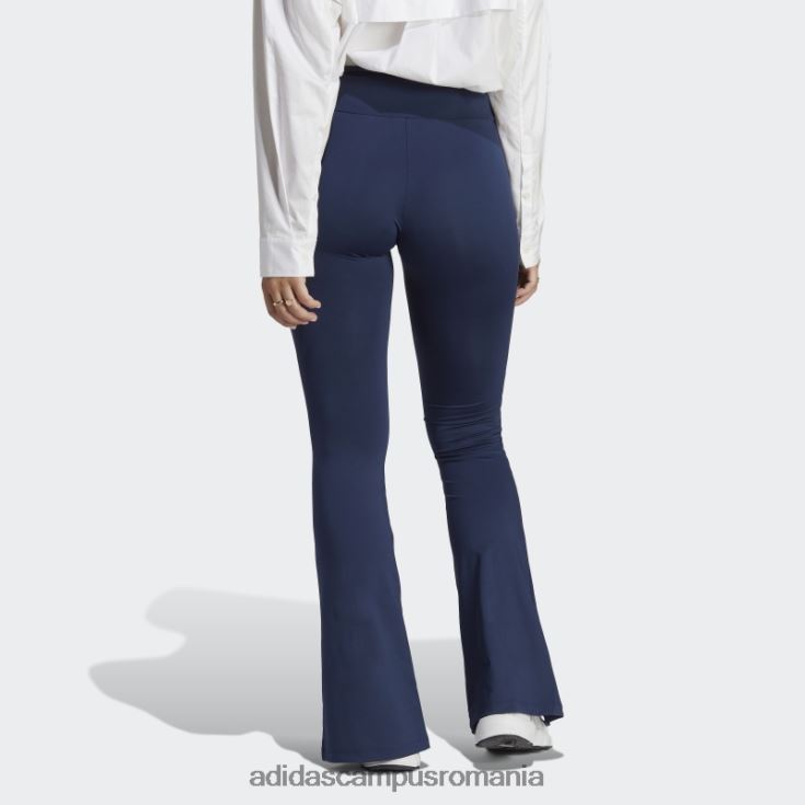 adidas campus romania pantaloni evazați cu tiv despicat night indigo femei indigo de noapte J266N29829