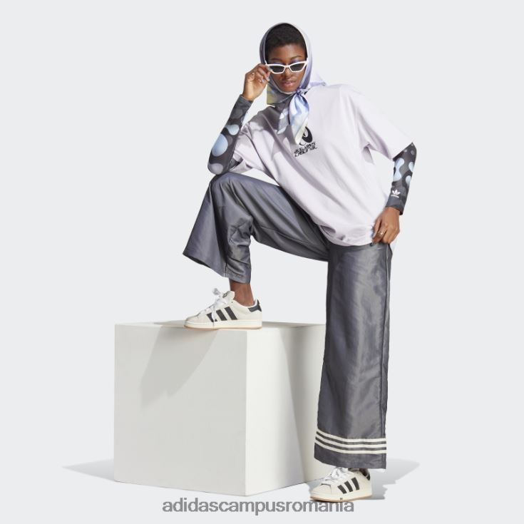 adidas campus romania pantaloni lat de trening negru femei negru J266N217443