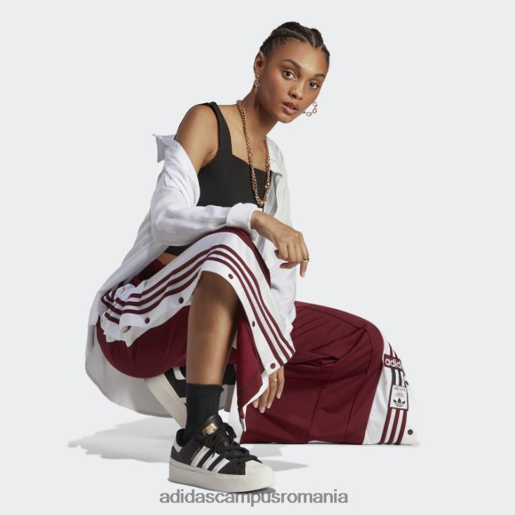 adidas campus romania pantaloni roșii adicolor classics adibreak femei roșu J266N22369