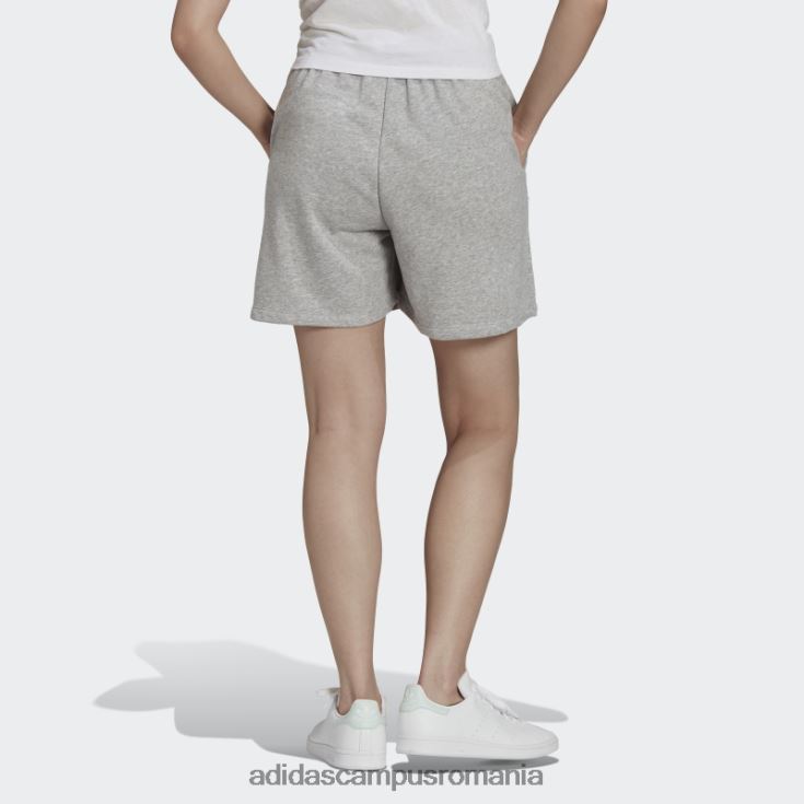 adidas campus romania pantaloni scurți adicolor essentials french terry gri mediu femei gri mediu J266N29775