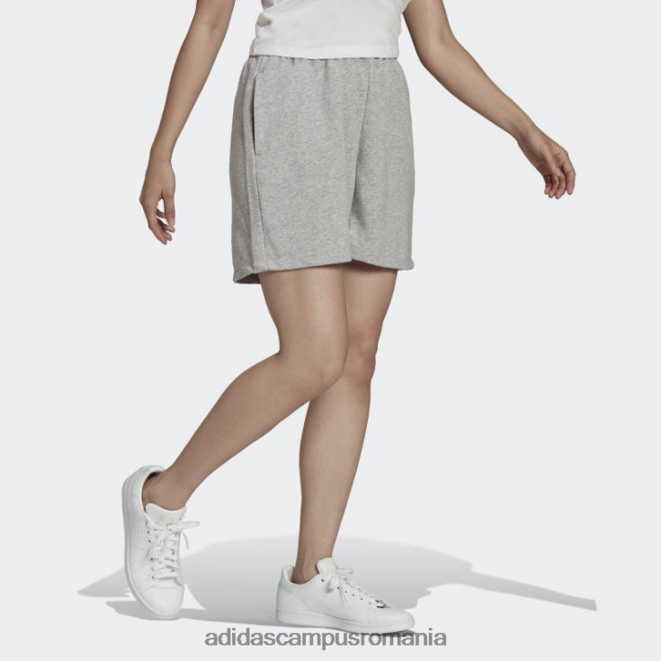adidas campus romania pantaloni scurți adicolor essentials french terry gri mediu femei gri mediu J266N29775