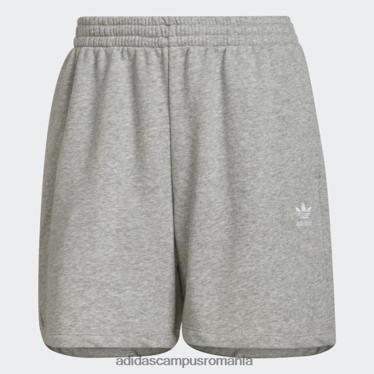 adidas campus romania pantaloni scurți adicolor essentials french terry gri mediu femei gri mediu J266N29775