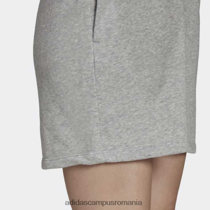 adidas campus romania pantaloni scurți adicolor essentials french terry gri mediu femei gri mediu J266N29775