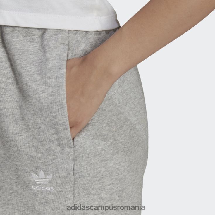 adidas campus romania pantaloni scurți adicolor essentials french terry gri mediu femei gri mediu J266N29775