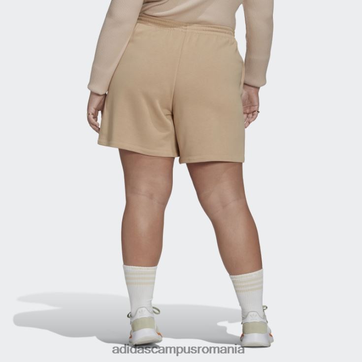 adidas campus romania pantaloni scurți adicolor essentials (plus size) bej femei bej J266N29872