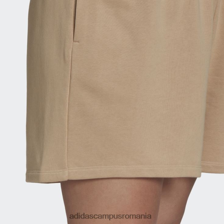 adidas campus romania pantaloni scurți adicolor essentials (plus size) bej femei bej J266N29872