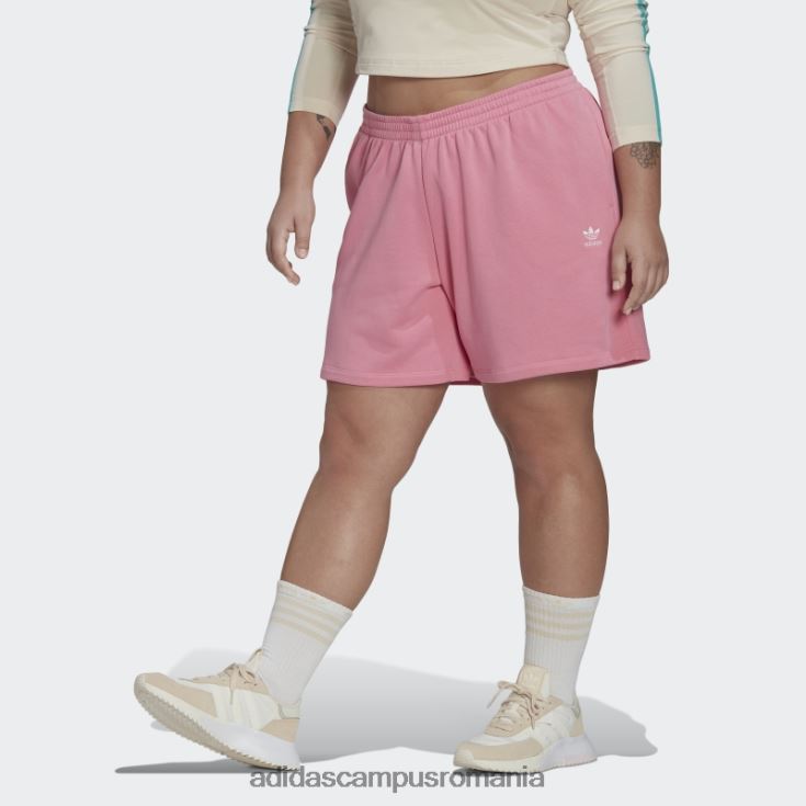 adidas campus romania pantaloni scurți adicolor essentials roz (marime plus) femei roz J266N29862