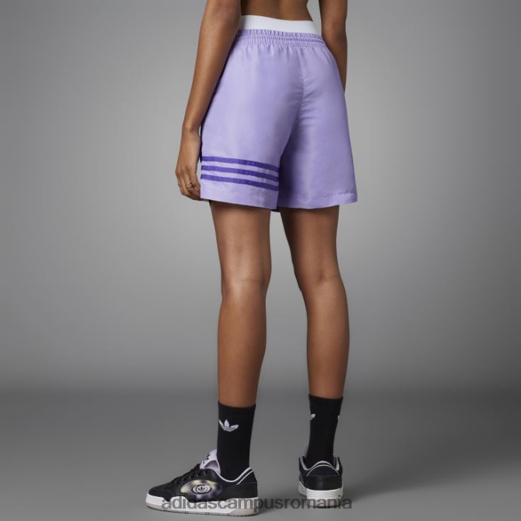 adidas campus romania pantaloni scurți adicolor neuclassics lila femei liliac J266N217432