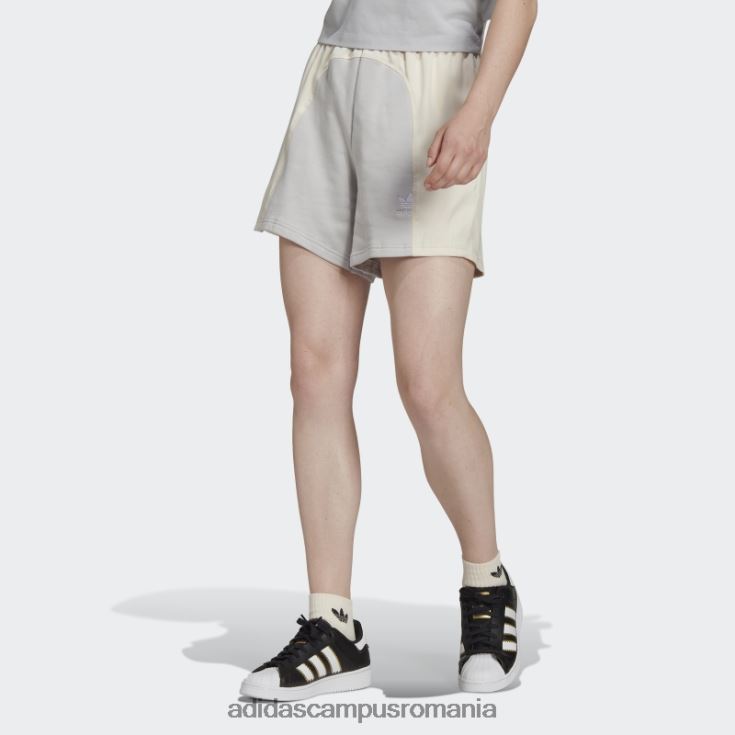 adidas campus romania pantaloni scurți adicolor split trefoil alb femei alb J266N210819