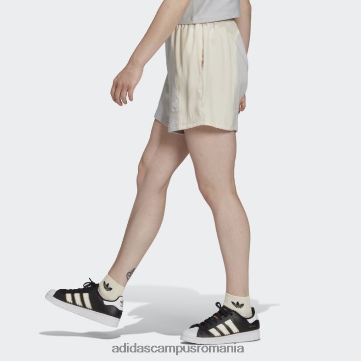 adidas campus romania pantaloni scurți adicolor split trefoil alb femei alb J266N210819