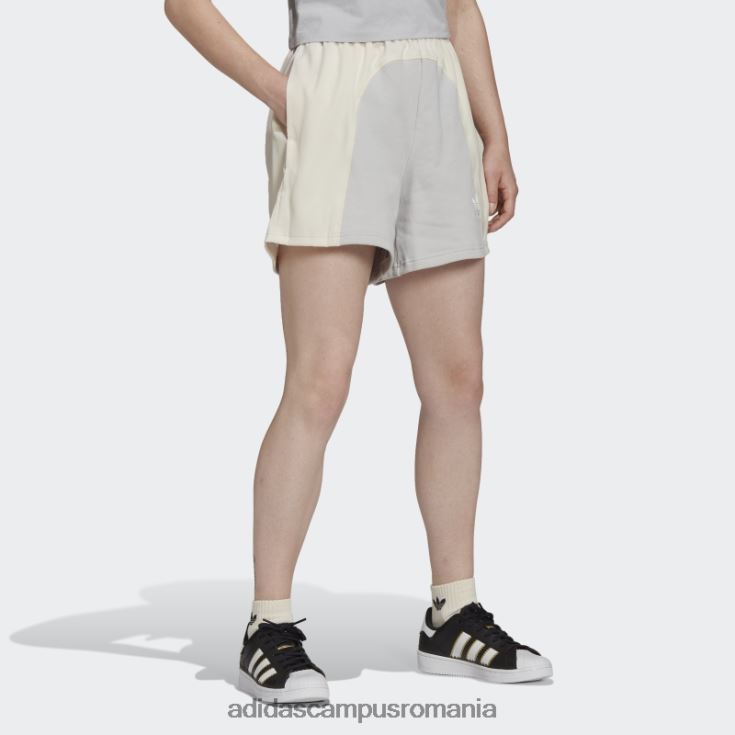 adidas campus romania pantaloni scurți adicolor split trefoil alb femei alb J266N210819