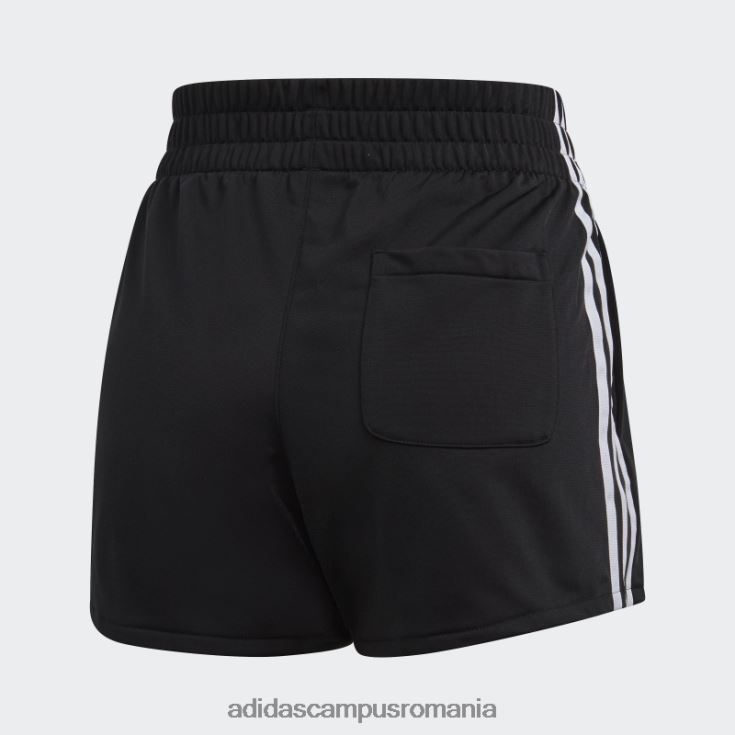 adidas campus romania pantaloni scurți albi cu 3 dungi femei alb negru J266N28850