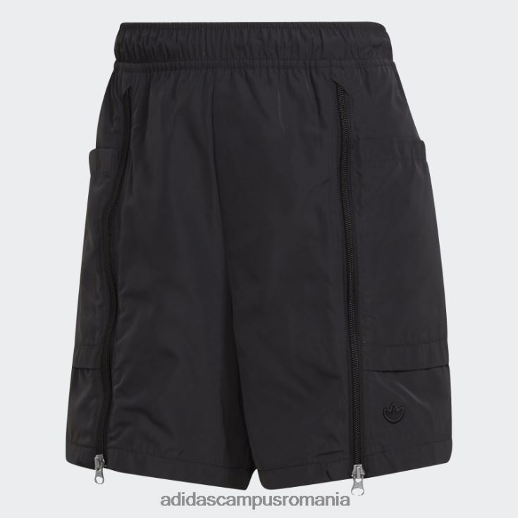adidas campus romania pantaloni scurți cu fermoar adicolor negru femei negru J266N23133