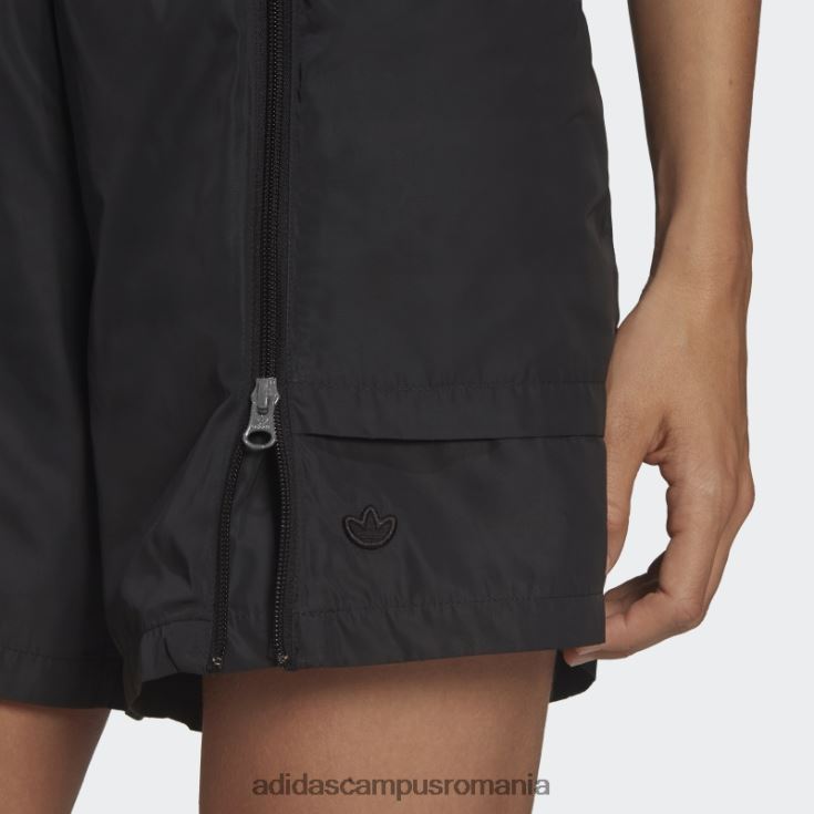adidas campus romania pantaloni scurți cu fermoar adicolor negru femei negru J266N23133