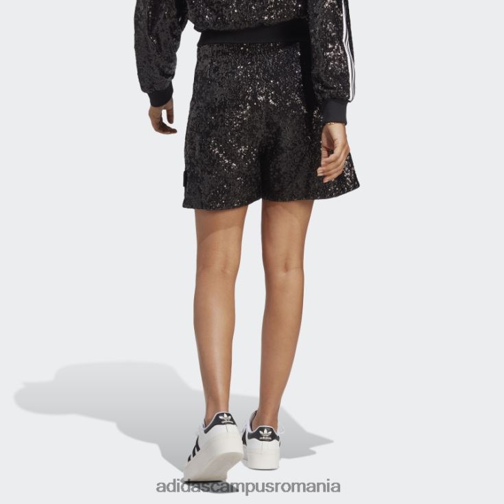adidas campus romania pantaloni scurți cu paiete versiune albastră negru femei negru J266N22581