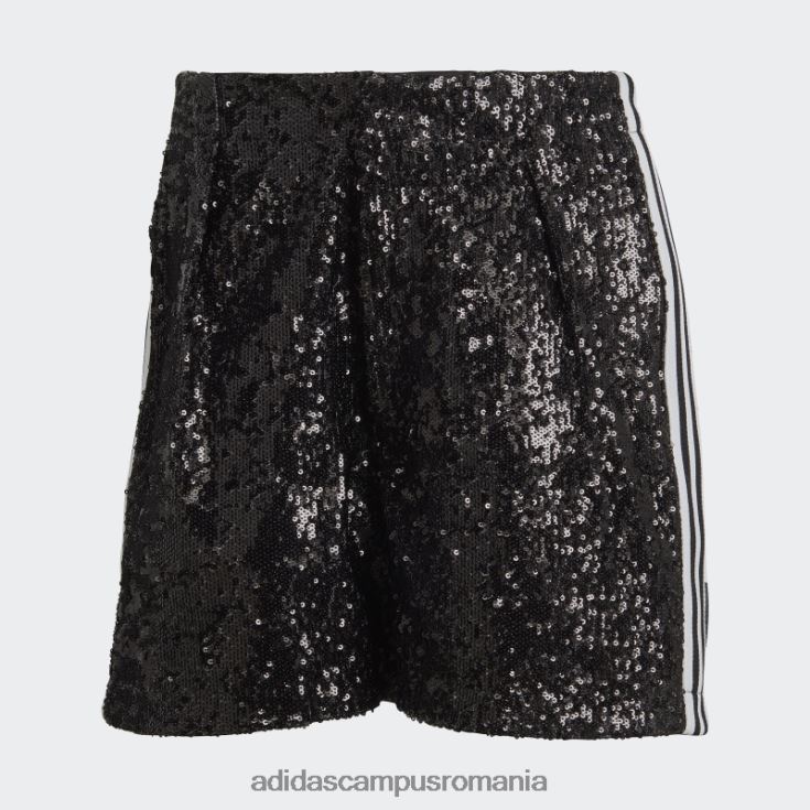 adidas campus romania pantaloni scurți cu paiete versiune albastră negru femei negru J266N22581