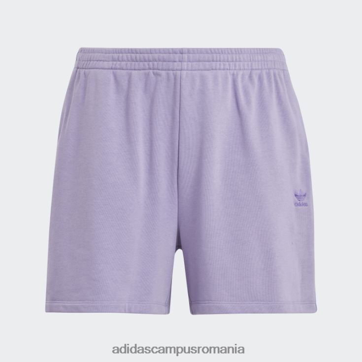 adidas campus romania pantaloni scurți de felpa franțuzească adicolor essentials (mărime plus) liliac femei liliac J266N29218