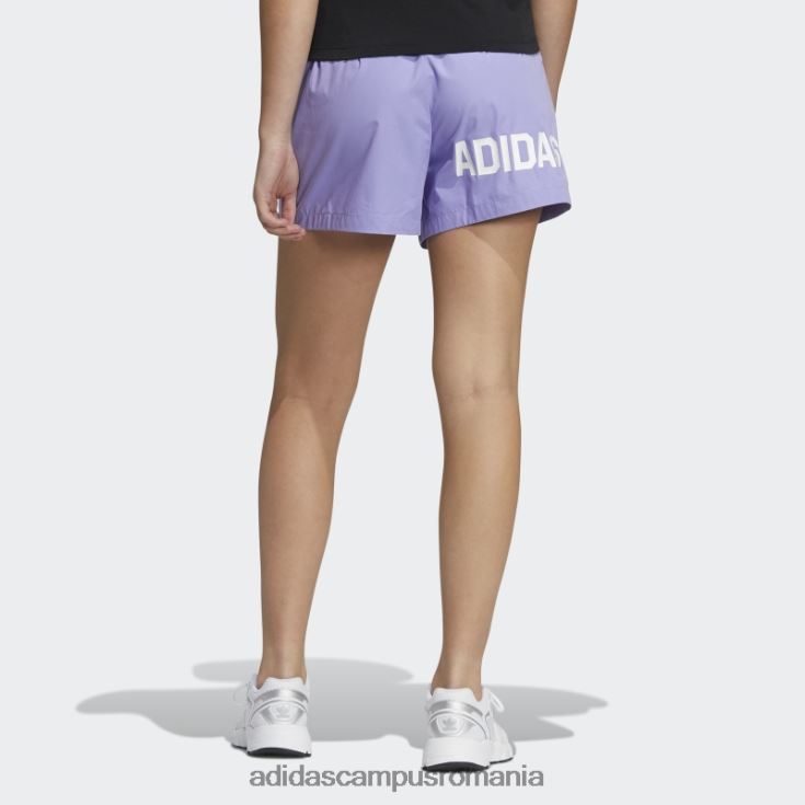 adidas campus romania pantaloni scurți de streetball violet deschis femei violet deschis/alb J266N23746