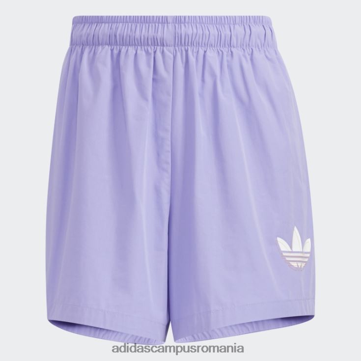 adidas campus romania pantaloni scurți de streetball violet deschis femei violet deschis/alb J266N23746