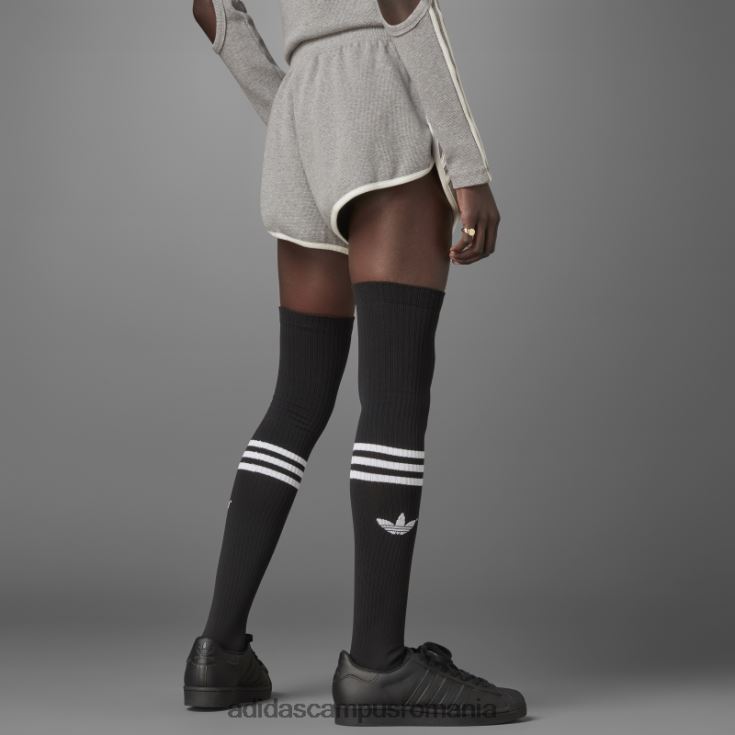 adidas campus romania pantaloni scurți de tip waffle core heather blue femei miezul erica J266N29556