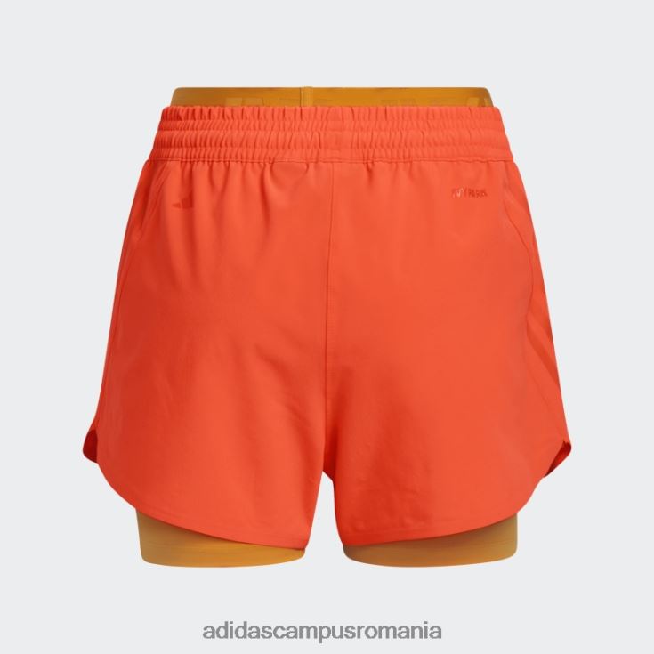 adidas campus romania pantaloni scurți doi în unu portocaliu adidas femei portocale J266N22568
