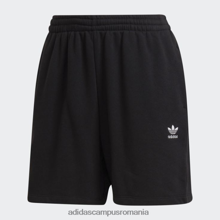 adidas campus romania pantaloni scurți negri adicolor essentials french terry femei negru J266N210823