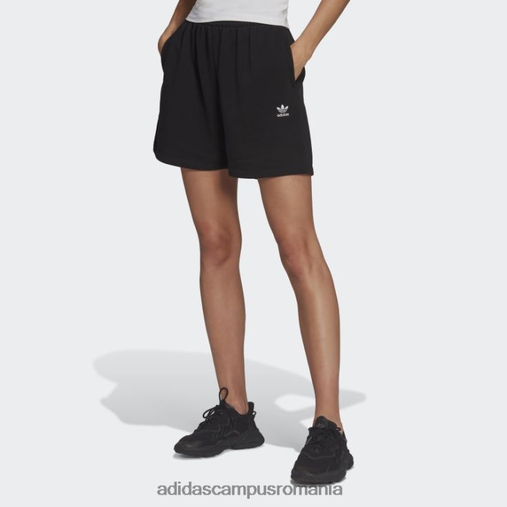 adidas campus romania pantaloni scurți negri adicolor essentials french terry femei negru J266N23010