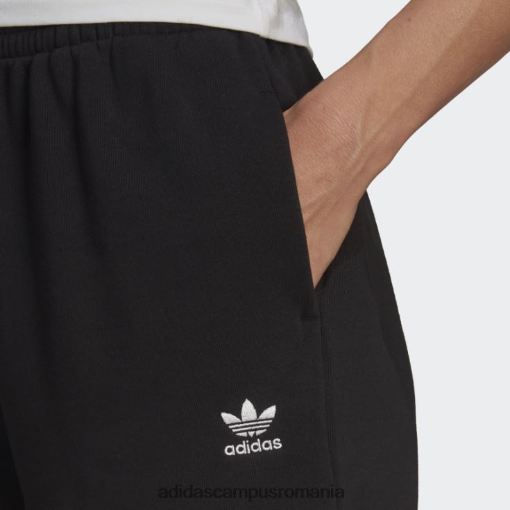 adidas campus romania pantaloni scurți negri adicolor essentials french terry femei negru J266N23010