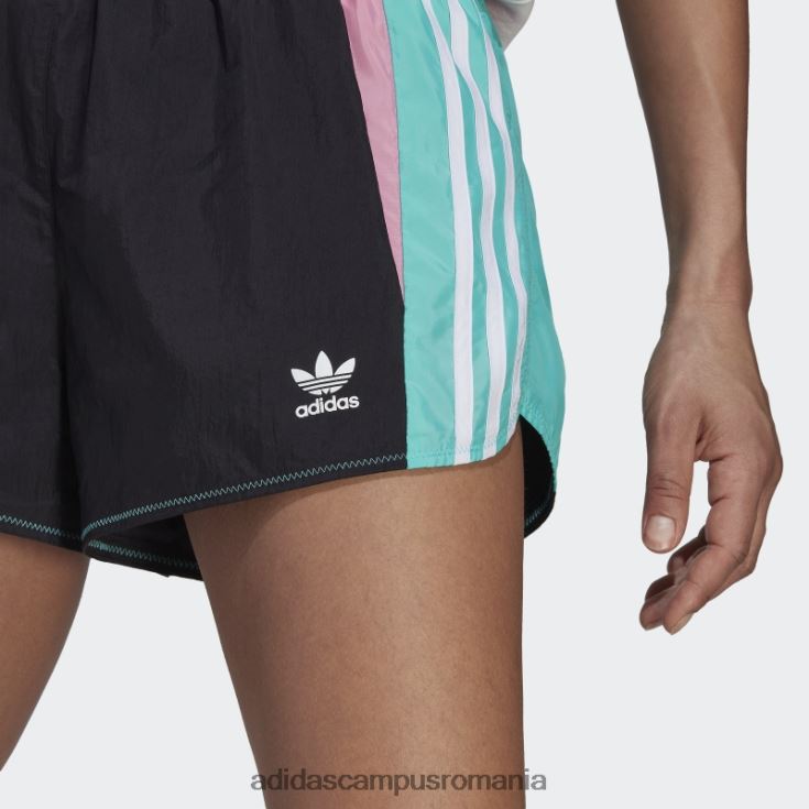 adidas campus romania pantaloni scurți negri femei negru J266N23745