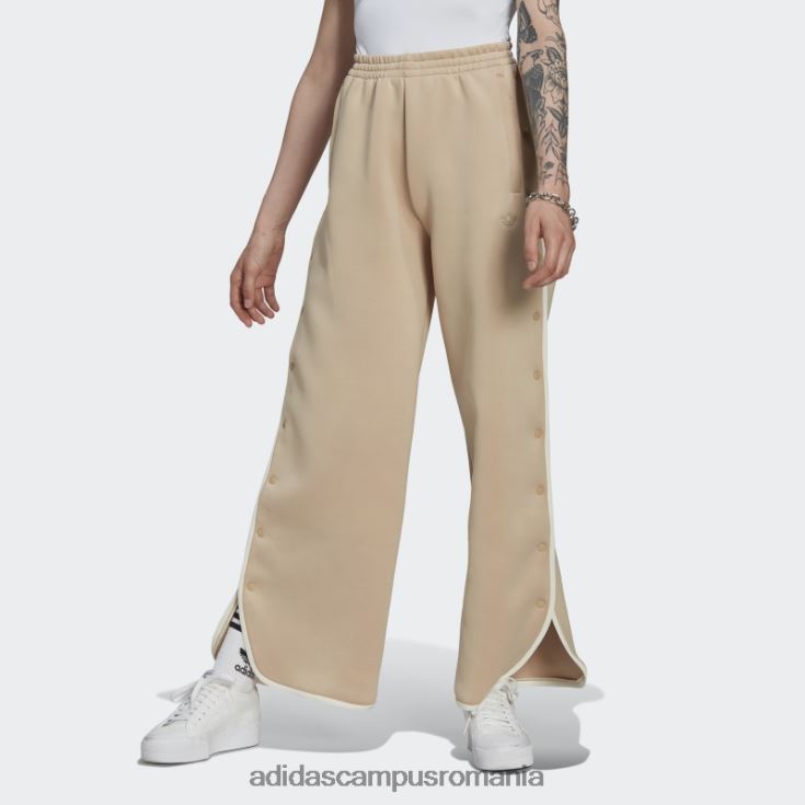 adidas campus romania pantaloni spacer bej cu detalii de legare adidas femei bej J266N210737