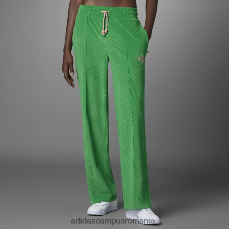 adidas campus romania pantaloni verde adicolor 70s din velur femei verde J266N23059