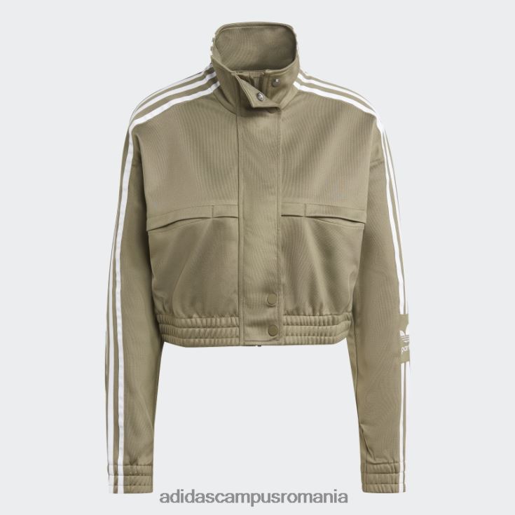 adidas campus romania parley track top olive femei măsline J266N217420
