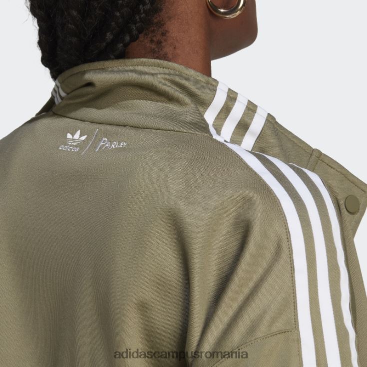 adidas campus romania parley track top olive femei măsline J266N217420