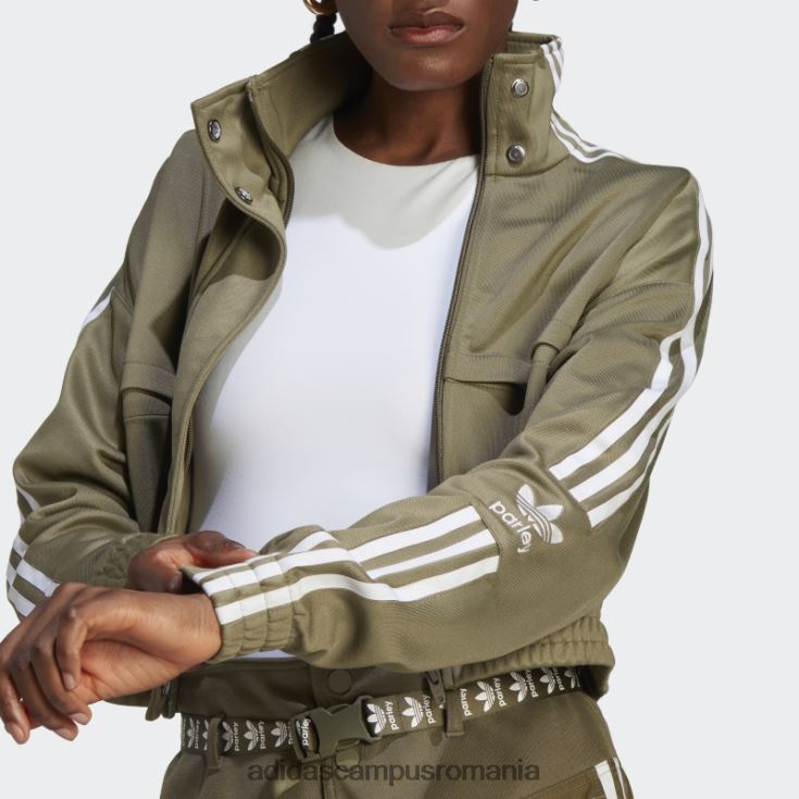 adidas campus romania parley track top olive femei măsline J266N217420
