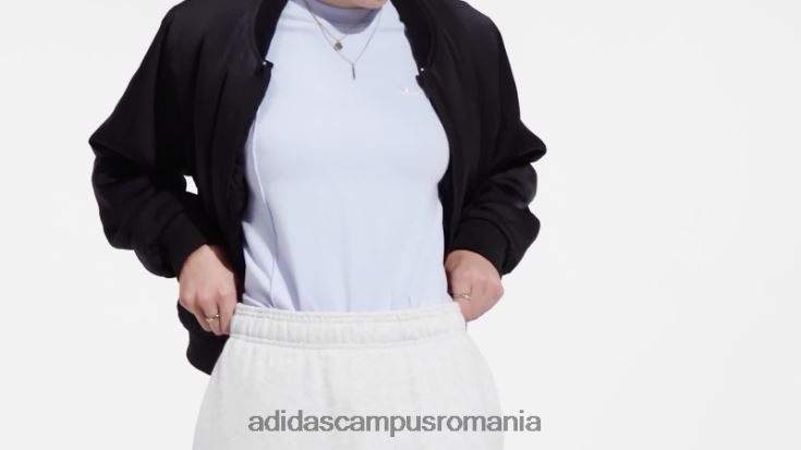 adidas campus romania premium essentials fusta gri deschis heather femei erica gri deschis J266N216939