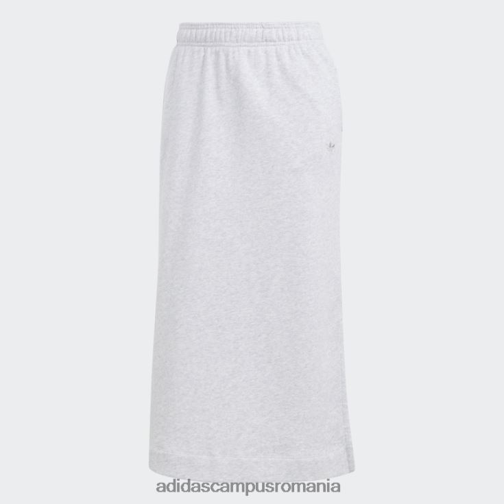 adidas campus romania premium essentials fusta gri deschis heather femei erica gri deschis J266N216939