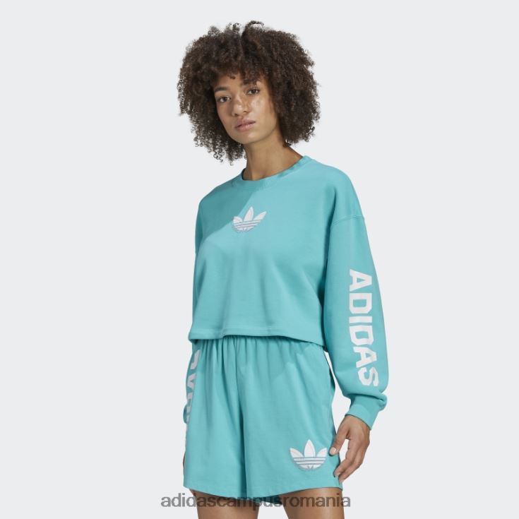 adidas campus romania pulover mint rush streetball femei papură cu mentă J266N23233