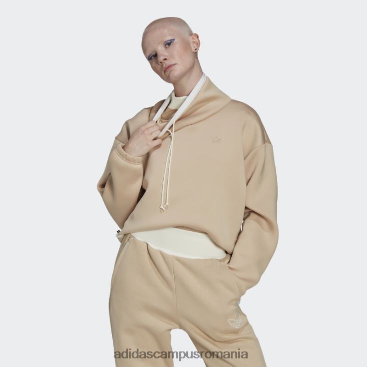 adidas campus romania pulover spacer bej femei bej J266N210693