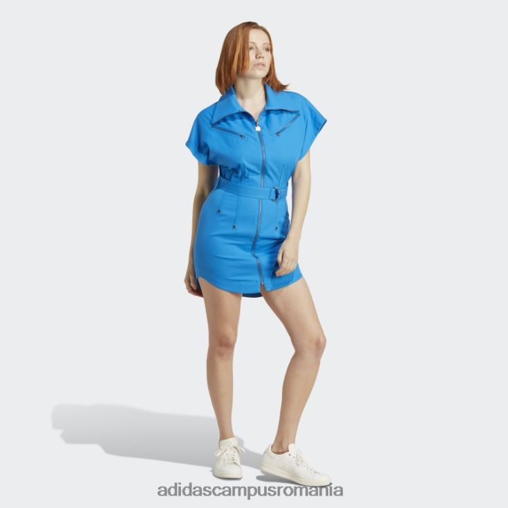 adidas campus romania rochie cămașă club versiune albastră pasăre albastră adidas femei pasare albastra J266N217430