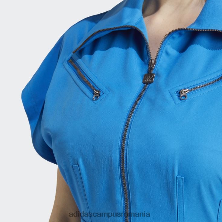 adidas campus romania rochie cămașă club versiune albastră pasăre albastră adidas femei pasare albastra J266N217430
