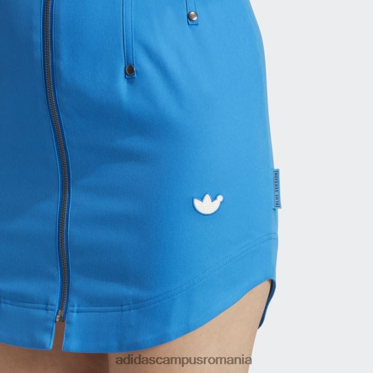 adidas campus romania rochie cămașă club versiune albastră pasăre albastră adidas femei pasare albastra J266N217430