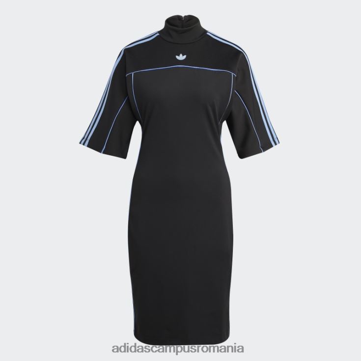 adidas campus romania rochie cu linie de croială neagră femei negru J266N29344