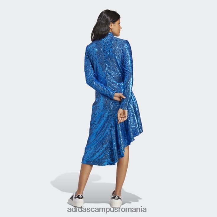adidas campus romania rochie cu paiete blue bird varianta albastra femei pasare albastra J266N22644