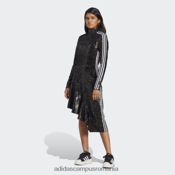 adidas campus romania rochie cu paiete varianta albastra neagra femei negru J266N22635