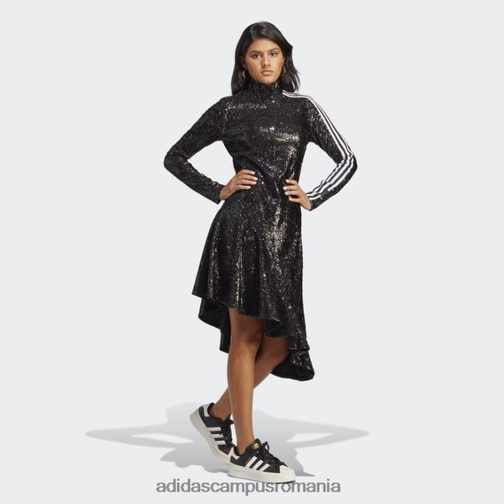 adidas campus romania rochie cu paiete varianta albastra neagra femei negru J266N22635
