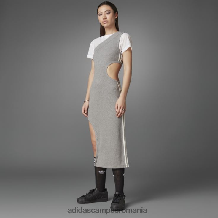 adidas campus romania rochie cu un singur umăr versiunea albastru heather femei miezul erica J266N29472