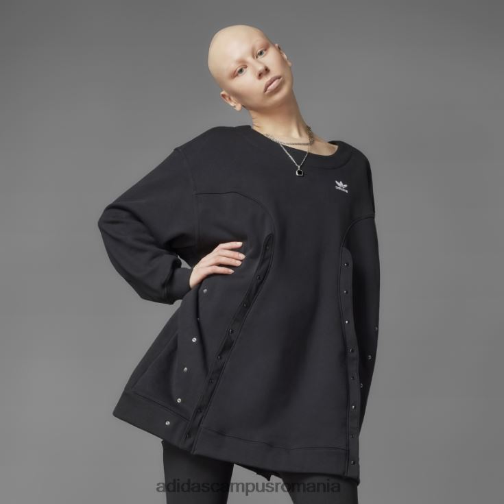 adidas campus romania rochie hanorac neagra intotdeauna originala femei negru J266N210493