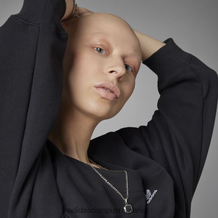adidas campus romania rochie hanorac neagra intotdeauna originala femei negru J266N210493